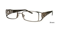 Brown Vivid Eyeglasses Vivid Boutique 5013.