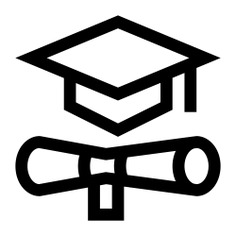 See more icon inspiration related to mortarboard, degree, graduated, graduate, cap, education, diploma and graduation on Flaticon.
