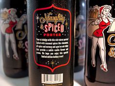 Russell Brewing Naughty & Spice Bottle #packaging #beer #label #bottle