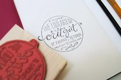 Beautiful Hand-Lettering by Plurabelle Calligraphy | Abduzeedo | Graphic Design Inspiration and Photoshop Tutorials #fonts #calligraphy #stamp #ink #lettering #rubber #plurabelle #hand #typography