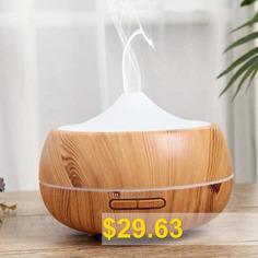 Essential #Oil #Diffuser #Electric #Aromatherapy #Ultrasonic #Cool #Mist #Humidifier #- #TAN