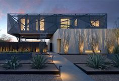 Spectacular Luxury Desert House - #outdoor, #architecture, #house, #landscaping