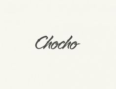 Chocho #chocho #script #mexico #logo #suizopop #monterrey