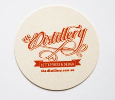 The Distillery Branding on Branding Served #logo #letterpress #typography