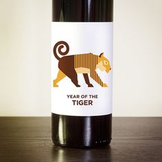 Jag Nagra: Vancouver Graphic Designer and Photographer #zodiac #packaging #wine #chinese #illustration #tiger