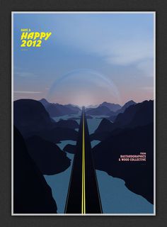 Happy New Year ! #happy #year #card #road #landscape #new
