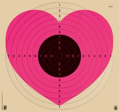 Patrick Thomas Heart/Target Fluoro Pink III