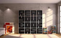 Colossal | art + design #design #books #book #furniture #case #reading