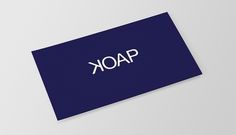 KOAP / Identity / Selected Work / Shape #logo #card