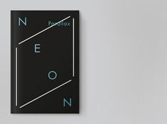 Neon book cover #print #design #book #simple #cover #neon