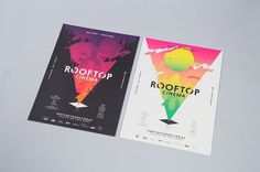 Rooftop Cinema SouthSouthWest #2013 #design #graphic #modern