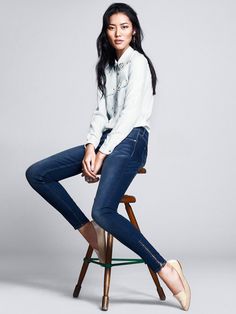 Liu Wen by Andrew Yee for H&M #fashion #photography