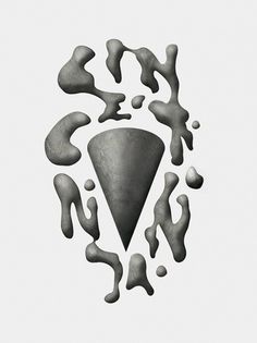Flydende Lava #flydende #siim #lava #illustration #poster #daniel #typography