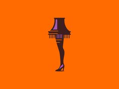 The Lamp #kidd #lamp #a #icon #leg #christmas #simple #illustration #kendrick #story