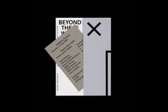 Beyond These Walls - OK-RM #exhibition #invite #print