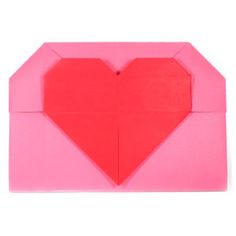 How to make a large heart origami envelope (http://www.origami-make.org/howto-origami-envelope.php)