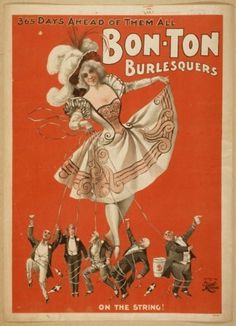 Posters for Burlesque Shows, 1890s | Retronaut #1890s #shows #posters #for #burlesque