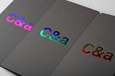 C&A New Years Card - FPO: For Print Only #foil #typography