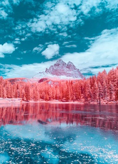 Infrared Dolomites: Dreamlike Colorful Photography by Paolo Pettigiani