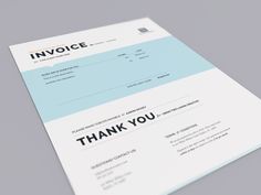 Two Lands Creative Invoice #invoice #layout