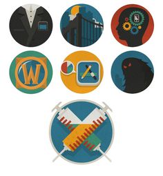Assorted Iconography Justin Mezzell #mezzell #justin #icons #texture