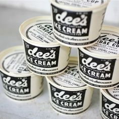 VINTAGE dee's ICECREAM CUP #packaging #cream #container #plastic #dees #ice