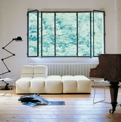 Likes | Tumblr #interior #lamp #sofa #room