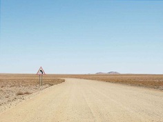 Lonely Road Signs of Namibia: Landscape Photography by Helin Bereket