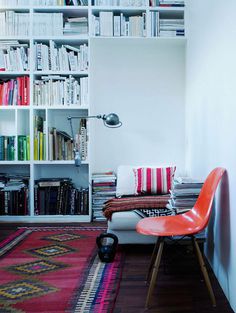 reading space (via desire to inspire Björn Lofterud) #interior #house #in #of #design #home #the #furniture #street #middle