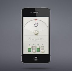 MindSpárkle Magazine — Приложение WTHR от Дэвида Элджена #weather #design #iphone #app #rams #dieter