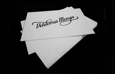 Onestep Creative - The Blog of Josh McDonald » Viktoria Minya #business #branding #viktoria #logo #minya #cards