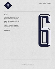 Simon Foster | Free Faces #duke #texture #typography