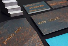 duo d uo | creative studio | Kate Challis – branding #foiling #pattern #business #branding #design #identity #comps #collateral #cards #with