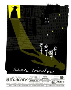 Hitchcock Film Series Posters by Daniel Zender #posters