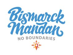 #bismarckmandan #mikebruner #compass #locationpin #logo #wordmark #vaction