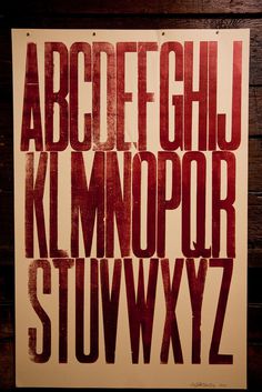 Typography #typography #vintage #woodcut