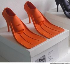 Shawn Stussy's Blog #heels #orange #high #flippers