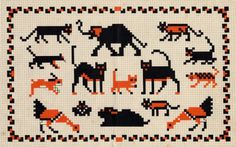 Present&Correct #illustration #pattern #stitch #animals