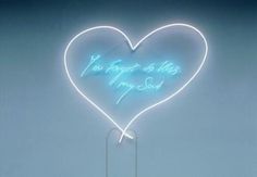Tracey Emin | PICDIT #sculpture #installation #vibrant #colour #art #blue #light #neon