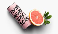 Femme Natural Boost #packaging #typeography #can