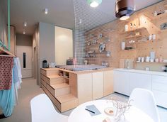 50 Small Studio Apartment Design Ideas (2019) – Modern, Tiny & Clever - InteriorZine #design #furniture #modernfurniture #interior #decor