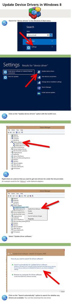 How to Update Device Drivers in Windows 8