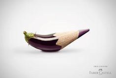 fabercastell truecolours aubergine #photography #3d #advertising