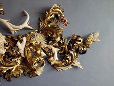 Jennifer Trask's Ornate Sculptures Made from Bone | Hi Fructose Magazine #sculpture #ornate #bone #floral #gold