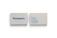 SeymoursBusCards #business #card #identity #envelope #stationery #logo #letterhead