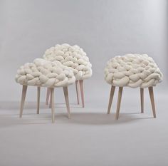 Cloud Stool Design by Joon #interior #creative #modern #design #furniture #architecture #art #decoration
