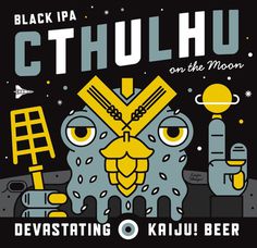 Kaiju Beer #beer #branding