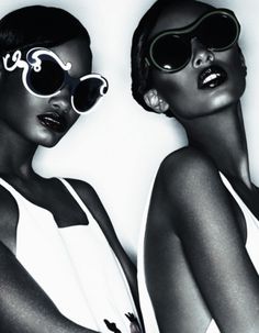Merde! - shut-up-barbie: Anais Mali and Melodie Monrose... #fashion #photography