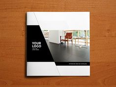 Minimal Interior Design Catalog #inspiration #white #catalog #minimal #template #brochure
