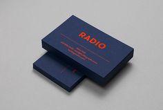 Radio by Tung #business card #graphic design #print